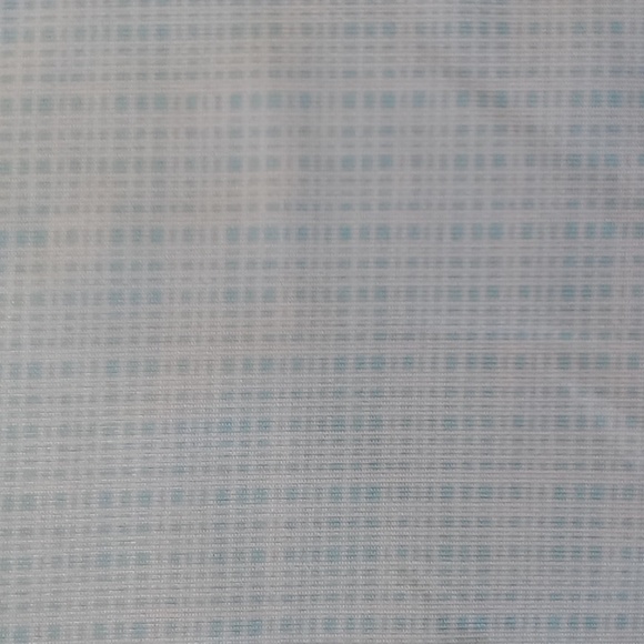 FootJoy Men's 3 Button Polo Size Large Light Blue/White Mini Check - Picture 10 of 12